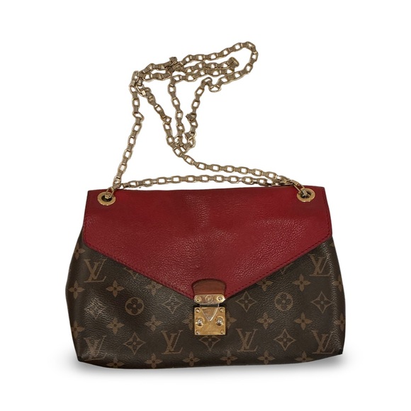 Louis Vuitton Red and Brown Crossbody Bag - Picture 1 of 16